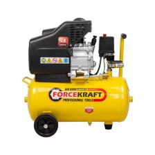 Forcekraft Компрессор поршневой с прямым приводом ресивер 24л, 8 бар, 138л/м, 1100W, 230V FK-BM20/24(54661) Forcekraft Компрессор поршневой с прямым приводом ресивер 24л, 8 бар, 138л/м, 1100W, 230V FK-BM20/24(54661)