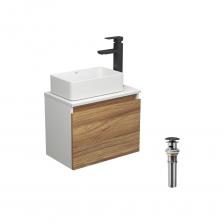 Комплект для ванной Bauedge 4 предмета (тумба Bau Dream 50 + раковина BAU 37x23, белая + смеситель Hotel Black, выпуск клик-клак, черный) BD1618 Комплект для ванной Bauedge 4 предмета (тумба Bau Dream 50 + раковина BAU 37x23, белая + смеситель Hotel Black, выпуск клик-клак, черный) BD1618