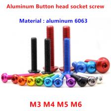 Алюминиевые шестигранные болты Xyfster ISO7380 M3 M4 M5 M6 Алюминиевые шестигранные болты Xyfster ISO7380 M3 M4 M5 M6