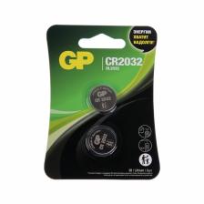 Батарейка литиевая GP, CR2032-2BL, 3 В, блистер, 2 шт. Батарейка литиевая GP, CR2032-2BL, 3 В, блистер, 2 шт.