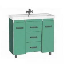 Тумба под раковину Misty Джулия Qvatro 120 зеленая глянцевая Тумба под раковину Misty Джулия Qvatro 120 зеленая глянцевая