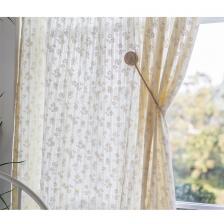 Короткие хлопковые шторы с цветочным рисунком Короткие хлопковые шторы с цветочным рисунком