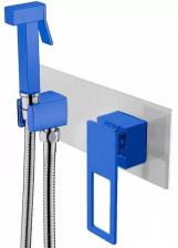 Гигиенический душ Boheme Q со смесителем хром - синий Гигиенический душ Boheme Q со смесителем хром - синий