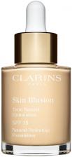 Skin Illusion натуральная увлажняющая тональная основа, сияющая увлажняющая сыворотка SPF 15 Clarins, atspalvis 100.5w cream 30 мл Skin Illusion натуральная увлажняющая тональная основа, сияющая увлажняющая сыворотка SPF 15 Clarins, atspalvis 100.5w cream 30 мл