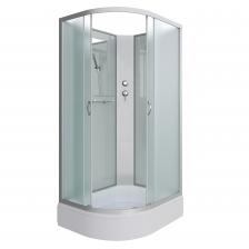 Душевая кабина Niagara Classic 100х90 R без крыши профиль хром стекло матовое Душевая кабина Niagara Classic 100х90 R без крыши профиль хром стекло матовое