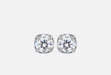 Серьги серебряные Moissanite 2 шт АЛЬКОР Серьги серебряные Moissanite 2 шт АЛЬКОР