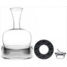 Набор для виномана "Алавин" (декантер руной работы "Алавин"+крышечка + подставка для сушки Italesse Набор для виномана "Алавин" (декантер руной работы "Алавин"+крышечка + подставка для сушки Italesse