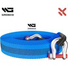 Буксировочный грузовой трос для буксировки авто до 25 тонн Буксировочный грузовой трос Grosco 50т, 6м, крюк/петля, для буксировки авто до 25 тонн BTL5006HL Буксировочный грузовой трос для буксировки авто до 25 тонн Буксировочный грузовой трос Grosco 50т, 6м, крюк/петля, для буксировки авто до 25 тонн BTL5006HL