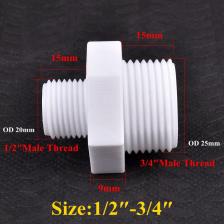 Соединители для садовых труб SgooHan, пластик, 1/2", 3/4", 1" Соединители для садовых труб SgooHan, пластик, 1/2", 3/4", 1"