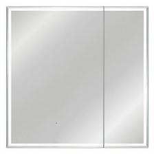 Зеркало-шкаф Квартет 80 с подсветкой, сенсор на зеркале Зеркало-шкаф Квартет 80 с подсветкой, сенсор на зеркале