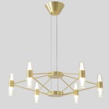 Люстра led подвесная с 6 лампочками Crystal Lux DOROTEA SP6 GOLD Люстра led подвесная с 6 лампочками Crystal Lux DOROTEA SP6 GOLD