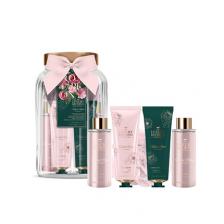 Подарочный набор средств по уходу за телом в стеклянной банке Rose Peony 5 предметов Grace Cole Подарочный набор средств по уходу за телом в стеклянной банке Rose Peony 5 предметов Grace Cole