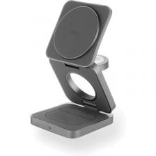 Беспроводное зарядное устройство uBear 3 in 1 25W Balance + кабель Grey Беспроводное зарядное устройство uBear 3 in 1 25W Balance + кабель Grey