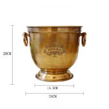 Латунное ведро для льда Латунное ведро для льда