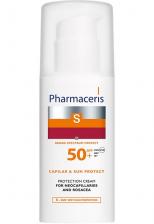 Pharmaceris S ЗАЩИТНЫЙ КРЕМ для кожи с капиллярами и розацеа CAPILAR & SUN PROTECT SPF 50+ 50 мл Pharmaceris S ЗАЩИТНЫЙ КРЕМ для кожи с капиллярами и розацеа CAPILAR & SUN PROTECT SPF 50+ 50 мл