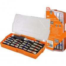 Набор бит TDM ELECTRIC №3, 17 бит: SL, PH, PZ, TORX, удлинитель, сталь CR-V, пластиковом держателе, SQ1019-0103 Набор бит TDM ELECTRIC №3, 17 бит: SL, PH, PZ, TORX, удлинитель, сталь CR-V, пластиковом держателе, SQ1019-0103