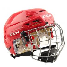 CCM Хоккейный шлем для катания на роликах, красный, размер M, обхват головы 55-59 см CCM Хоккейный шлем для катания на роликах, красный, размер M, обхват головы 55-59 см