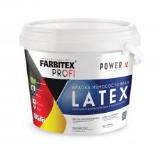 Краска Farbitex Prof Latex моющаяся, латексная, 3 кг, 2,1 л Краска Farbitex Prof Latex моющаяся, латексная, 3 кг, 2,1 л