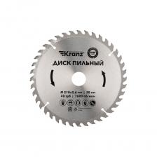 Пильный диск по дереву Диск пильный по дереву 210x30 мм, 40 зубьев KRANZ KR-92-0122 Пильный диск по дереву Диск пильный по дереву 210x30 мм, 40 зубьев KRANZ KR-92-0122