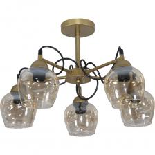 Потрясающая Люстра из Коллекции " Мирра " отлично подойдет для установки в комнате, оформленной в современном стиле. Рекомендуемая площадь освещения - 18 м2. Источник света - лампы накаливания мощностью до 60 Вт, а также светодиодные лампы или энергосберегающие лампы. В светильнике используются лампы с цоколем Е27 . Плафоны выполнены из боросиликатного стекла - это позволяет получить мягкий и рассеянный свет . Узел крепления люстры - на планку позволяет легко монтировать его на любой тип потолка. Светильник дает максимум света и оптимально вписывается в интерьер и создает уют в помещении, будь то гостиная или спальня. Потрясающая Люстра из Коллекции " Мирра " отлично подойдет для установки в комнате, оформленной в современном стиле. Рекомендуемая площадь освещения - 18 м2. Источник света - лампы накаливания мощностью до 60 Вт, а также светодиодные лампы или энергосберегающие лампы. В светильнике используются лампы с цоколем Е27 . Плафоны выполнены из боросиликатного стекла - это позволяет получить мягкий и рассеянный свет . Узел крепления люстры - на планку позволяет легко монтировать его на любой тип потолка. Светильник дает максимум света и оптимально вписывается в интерьер и создает уют в помещении, будь то гостиная или спальня.