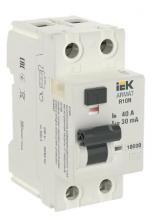 IEK ARMAT Выключатель дифференциального тока R10N 2P 40А 30мА тип A, AR-R10N-2-040A030 1 шт IEK ARMAT Выключатель дифференциального тока R10N 2P 40А 30мА тип A, AR-R10N-2-040A030 1 шт