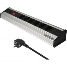 Сетевой фильтр настольный ЭНАРГИТ “серия Premium Silver” H05VV-F/ПВС 3х2,5, длина 3,0 метра, 6 розеток, оснащен быстрой зарядкой 1хUSB A + 1хUSB C , арт. ZL-G06KGDU2-325-3 предназначен для защиты электропитания и зарядки портативных устройств.Сетевой фильтр имеет 6 евро розеток и 2 usb, защищает электронную технику от короткого замыкания, перегрузок по току и импульсных помех.Компактный корпус выполнен из прочного огнестойкий пластик в алюминиевым профили, сетевой шнур и контакты розеток - из чистой меди и латуни. Сетевой фильтр настольный ЭНАРГИТ “серия Premium Silver” H05VV-F/ПВС 3х2,5, длина 3,0 метра, 6 розеток, оснащен быстрой зарядкой 1хUSB A + 1хUSB C , арт. ZL-G06KGDU2-325-3 предназначен для защиты электропитания и зарядки портативных устройств.Сетевой фильтр имеет 6 евро розеток и 2 usb, защищает электронную технику от короткого замыкания, перегрузок по току и импульсных помех.Компактный корпус выполнен из прочного огнестойкий пластик в алюминиевым профили, сетевой шнур и контакты розеток - из чистой меди и латуни.