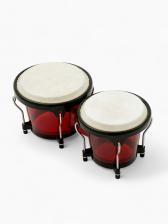 Барабан Бонго Music Life 6x7 дюймов, пластиковый, красный Барабан Бонго Music Life 6x7 дюймов, пластиковый, красный