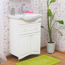 Тумба с раковиной напольная Sanflor Софи 60 белый матовый Тумба с раковиной напольная Sanflor Софи 60 белый матовый