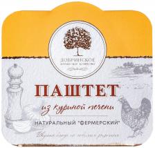 Паштет Добринское Фермерское Хозяйство Фермерский из куриной печени 100г Паштет Добринское Фермерское Хозяйство Фермерский из куриной печени 100г