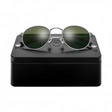 Круглые солнцезащитные очки из нержавеющей стали Hyde Park SIROKO, серый / хаки Круглые солнцезащитные очки из нержавеющей стали Hyde Park SIROKO, серый / хаки