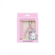 Набор инструментов для маникюра и педикюра UNICORNS APPROVE Подарочный набор для маникюра: щипчики, кусачки, пилка Набор инструментов для маникюра и педикюра UNICORNS APPROVE Подарочный набор для маникюра: щипчики, кусачки, пилка