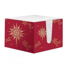 Салфетки Лилия в коробочке рождественская звезда 24х24 см 1сл 100л Салфетки Лилия в коробочке рождественская звезда 24х24 см 1сл 100л
