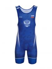 Трико борцовское FIGHT EMPIRE, WT500R, р. XS, синее Трико борцовское FIGHT EMPIRE, WT500R, р. XS, синее