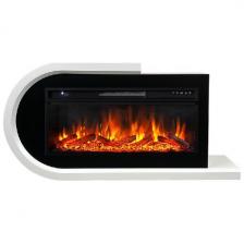 Каминокомплект Royal Flame Basel L Белый с черным с очагом Vision 42 LOG LED Каминокомплект Royal Flame Basel L Белый с черным с очагом Vision 42 LOG LED