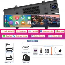 Видеорегистратор автомобильный Aprilboy C37, 12 дюймов, 4K, Wi-Fi, Bluetooth, сенсорный экран видеорегистратор видеорегистратор автомобильный Видеорегистратор автомобильный Aprilboy C37, 12 дюймов, 4K, Wi-Fi, Bluetooth, сенсорный экран видеорегистратор видеорегистратор автомобильный