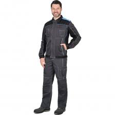 Куртка Сириус "Престиж" кор.,летняя т.серая с черным и с голубой отделкой р.104-108/182-188 (ЧЗ) 119050 Куртка Сириус "Престиж" кор.,летняя т.серая с черным и с голубой отделкой р.104-108/182-188 (ЧЗ) 119050