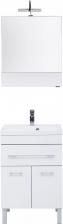Мебель для ванной Aquanet Верона 58 белая, 1 ящик, 2 двери Мебель для ванной Aquanet Верона 58 белая, 1 ящик, 2 двери