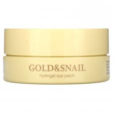 Petitfee Gold & Snail Hydrogel Eye Patch 60 патчей Petitfee Gold & Snail Hydrogel Eye Patch 60 патчей
