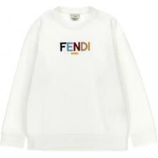 Белая толстовка Infant And Toddler FENDI Белая толстовка Infant And Toddler FENDI