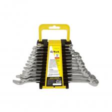 Набор комбинированных ключей InWork 6-22 мм, хромованадиевая сталь, матовое хромированное покрытие, 12 шт. 631201-23 Набор комбинированных ключей InWork 6-22 мм, хромованадиевая сталь, матовое хромированное покрытие, 12 шт. 631201-23