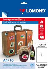 Самоклеящаяся пленка Lomond для стр. печати, прозрачная, неделенная А4, 80 г/м?, 10 л 1708411 Самоклеящаяся пленка Lomond для стр. печати, прозрачная, неделенная А4, 80 г/м?, 10 л 1708411