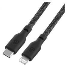 Кабель uBear Life Cable USB Type-C - Lightning 1,2м черный Кабель uBear Life Cable USB Type-C - Lightning 1,2м черный