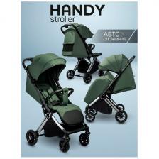 Прогулочная коляска Amarobaby Handy, зеленый/серебряный (AB25-10HANDY/1330) Прогулочная коляска Amarobaby Handy, зеленый/серебряный (AB25-10HANDY/1330)