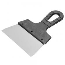 Шпатель фасадный Сибртех 85436, из нержавеющей стали, 150 мм, пластмассовая ручка Шпатель фасадный Сибртех 85436, из нержавеющей стали, 150 мм, пластмассовая ручка