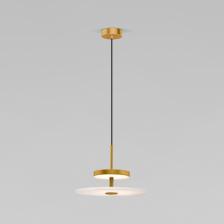 Светодиодный подвесной светильник с мраморным рассеивателем 40342 LED латунь Светодиодный подвесной светильник с мраморным рассеивателем 40342 LED латунь