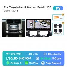 Android 14 12,3-дюймовый ультратонкий экран для Toyota Land Cruiser Prado 150 2010-2013 GPS Navi Автомобильный радиоприемник Мультимедийный плеер 4G Android 14 12,3-дюймовый ультратонкий экран для Toyota Land Cruiser Prado 150 2010-2013 GPS Navi Автомобильный радиоприемник Мультимедийный плеер 4G