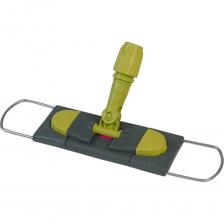 Держатель плоских насадок с карманами желтый CD185-Y предназначен для мойки помещений: квартира, офис, ресторан, магазин, проходные, спортивные залы и пр. Держатель-платформа имеет шарнирное соединение для мойки в труднодоступных местах. Держатель складной с двумя педалями позволяет легко снимать насадку, и значительно сокращает время уборки пола. Все элементы держателя Uctem выполнены из качественного сырья. Держатель крепится к рукоятке с помощью кольца, и резьбы. К держателю подходят насадки из микрофибры, хлопка, или акрила длиной от 40см, и шириной от 10см. Держатель имеет легкий вес, но прочную конструкцию. Держатель плоских насадок с карманами желтый CD185-Y предназначен для мойки помещений: квартира, офис, ресторан, магазин, проходные, спортивные залы и пр. Держатель-платформа имеет шарнирное соединение для мойки в труднодоступных местах. Держатель складной с двумя педалями позволяет легко снимать насадку, и значительно сокращает время уборки пола. Все элементы держателя Uctem выполнены из качественного сырья. Держатель крепится к рукоятке с помощью кольца, и резьбы. К держателю подходят насадки из микрофибры, хлопка, или акрила длиной от 40см, и шириной от 10см. Держатель имеет легкий вес, но прочную конструкцию.