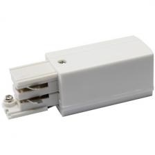 Ввод питания для шинопровода левый Uniel UBX-A02 WHITE 1 POLYBAG Ввод питания для шинопровода левый Uniel UBX-A02 WHITE 1 POLYBAG