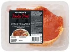 Стейк Мираторг Tender Pork Томагавк в томатно-чесночном маринаде 360г Стейк Мираторг Tender Pork Томагавк в томатно-чесночном маринаде 360г