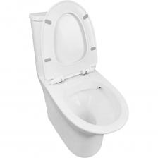 Напольный безободковый унитаз моноблок Azario Sente горизонтальный слив, сиденье дюропласт микролифт 665x375x785 00079066 Напольный безободковый унитаз моноблок Azario Sente горизонтальный слив, сиденье дюропласт микролифт 665x375x785 00079066